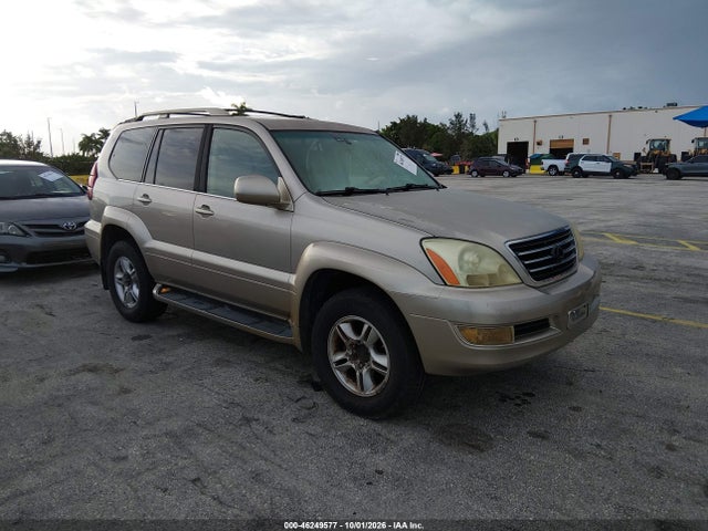2004 Lexus Gx 470 მანქანა იყიდება აუქციონზე, vin: JTJBT20X540038271, აუქციონის ნომერი: 46249577