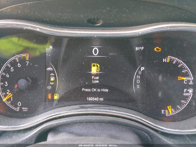 2015 Jeep Grand Cherokee Limited მანქანა იყიდება აუქციონზე, vin: 1C4RJFBG0FC228265, აუქციონის ნომერი: 46249729