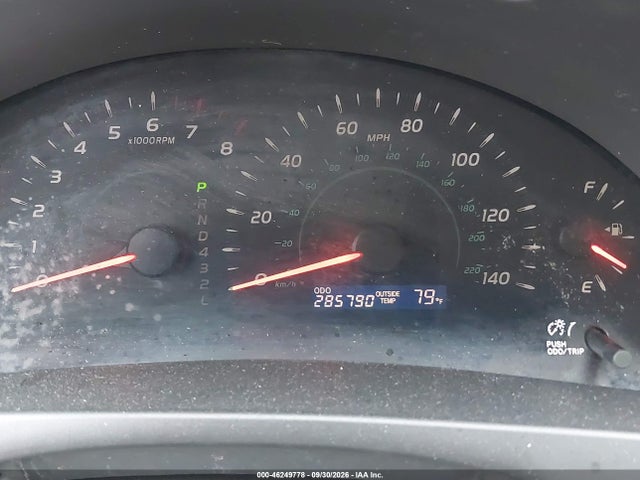 2009 Toyota Camry Le მანქანა იყიდება აუქციონზე, vin: 4T1BE46K49U904736, აუქციონის ნომერი: 46249778