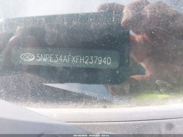 2015 Hyundai Sonata Limited მანქანა იყიდება აუქციონზე, vin: 5NPE34AFXFH237940, აუქციონის ნომერი: 46249840