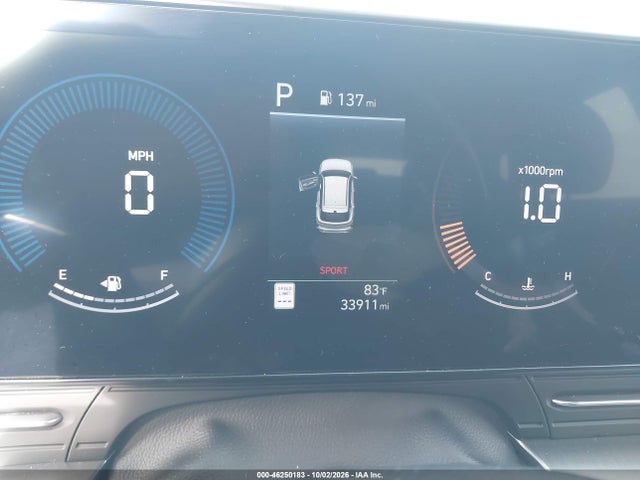 46250183 :رقم المزاد ، KM8HB3ABXSU309464 vin ، 2025 Hyundai Kona Sel مزاد بيع