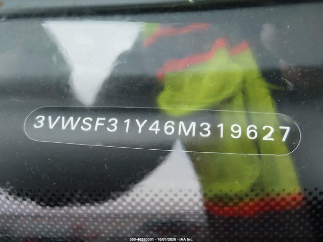 46250391 :رقم المزاد ، 3VWSF31Y46M319627 vin ، 2006 Volkswagen New Beetle 2.5 مزاد بيع