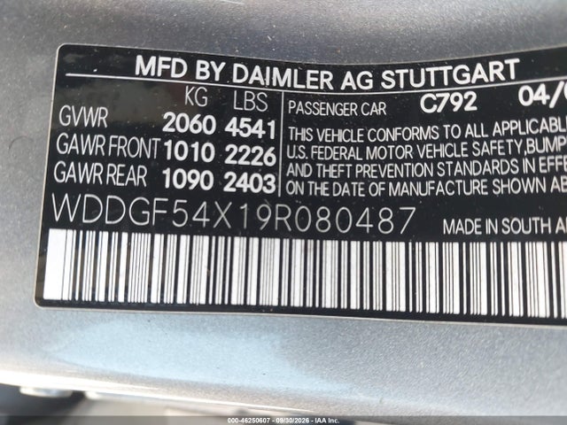 Продаж на аукціоні авто 2009 Mercedes-benz C 300 Luxury/sport, vin: WDDGF54X19R080487, номер лоту: 46250607