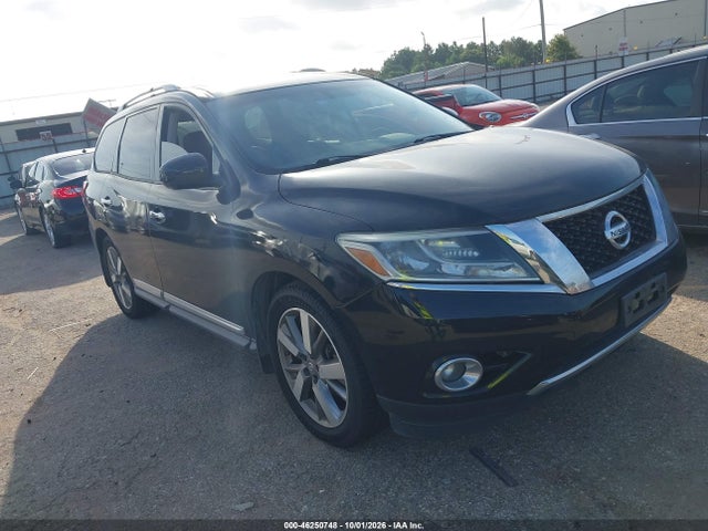 2015 Nissan Pathfinder Platinum მანქანა იყიდება აუქციონზე, vin: 5N1AR2MN8FC672290, აუქციონის ნომერი: 46250748
