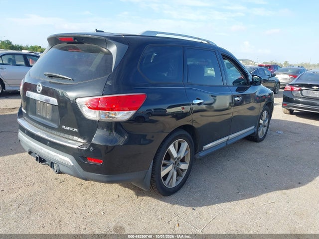 Продажа на аукционе авто 2015 Nissan Pathfinder Platinum, vin: 5N1AR2MN8FC672290, номер лота: 46250748