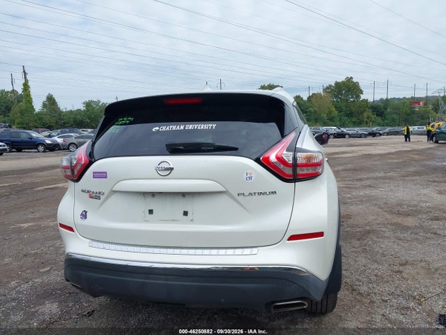 46250882 :رقم المزاد ، 5N1AZ2MG1FN266051 vin ، 2015 Nissan Murano Platinum مزاد بيع
