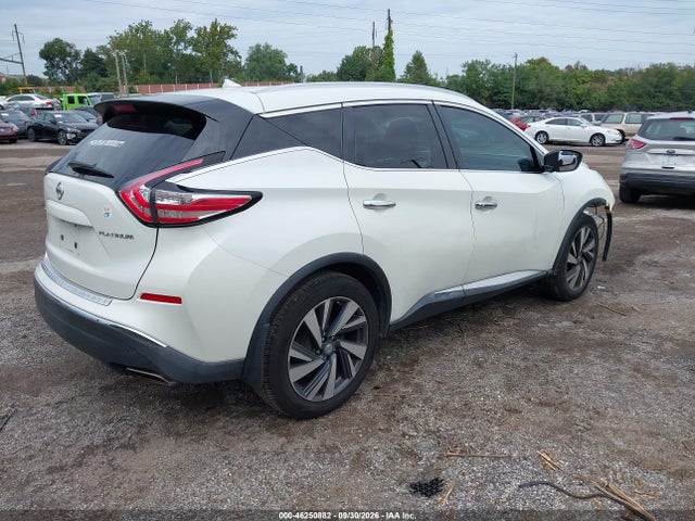46250882 :رقم المزاد ، 5N1AZ2MG1FN266051 vin ، 2015 Nissan Murano Platinum مزاد بيع