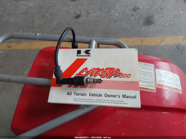 46250973 :رقم المزاد ، JKAEF8A1XSB502123 vin ، 1995 Kawasaki Kef300 مزاد بيع