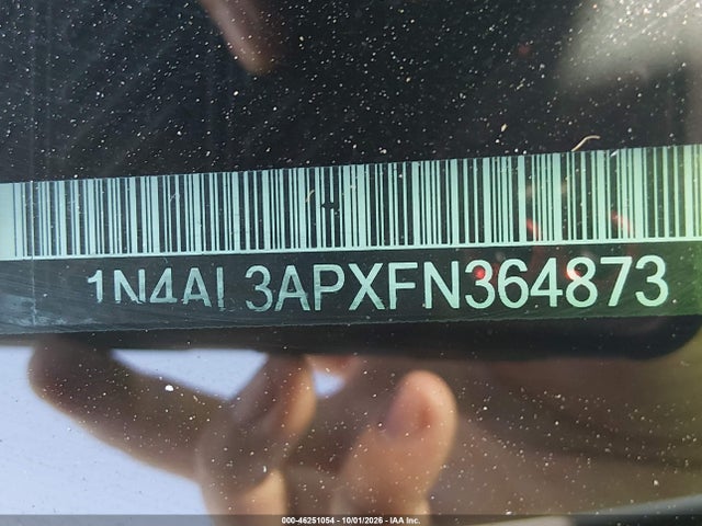 Продаж на аукціоні авто 2015 Nissan Altima 2.5 S, vin: 1N4AL3APXFN364873, номер лоту: 46251054