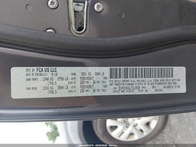 Продаж на аукціоні авто 2018 Dodge Journey Se Awd, vin: 3C4PDDAG0JT512559, номер лоту: 46251076