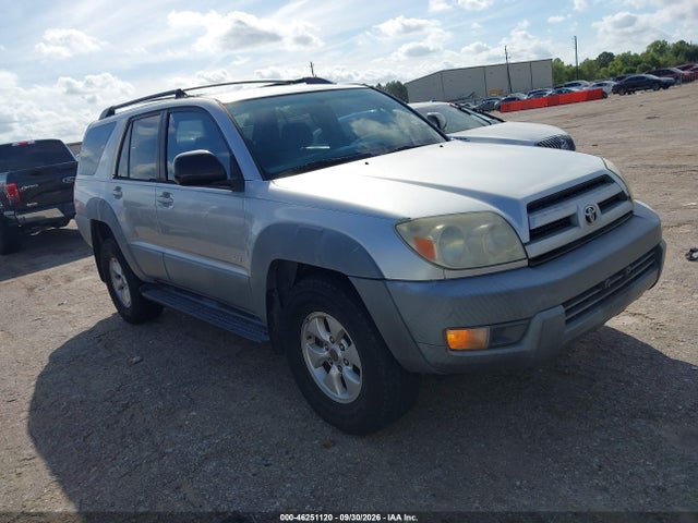 2003 Toyota 4runner Sr5 V6 მანქანა იყიდება აუქციონზე, vin: JTEZU14R030003880, აუქციონის ნომერი: 46251120