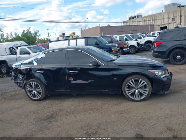 46251175 :رقم المزاد ، JN1EV7AR2JM441204 vin ، 2018 Infiniti Q50 3.0t Sport مزاد بيع