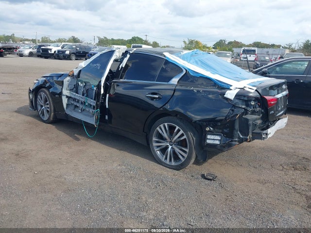 46251175 :رقم المزاد ، JN1EV7AR2JM441204 vin ، 2018 Infiniti Q50 3.0t Sport مزاد بيع