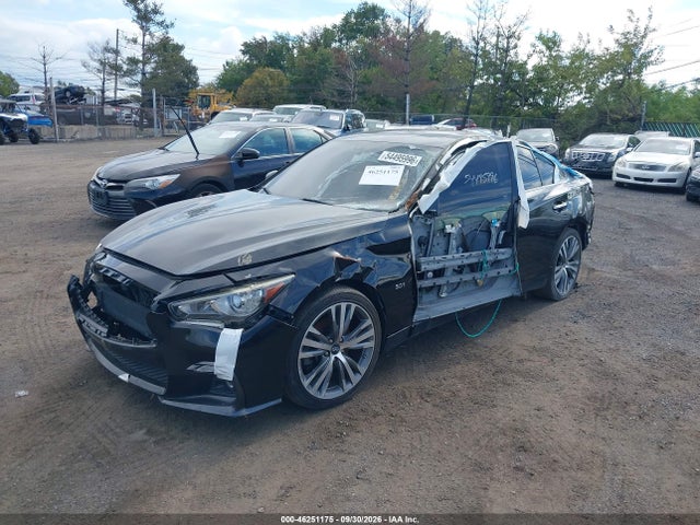 46251175 :رقم المزاد ، JN1EV7AR2JM441204 vin ، 2018 Infiniti Q50 3.0t Sport مزاد بيع