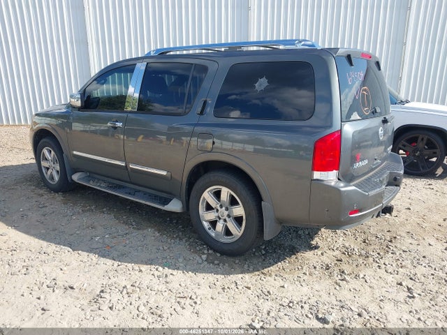 2011 Nissan Armada Platinum მანქანა იყიდება აუქციონზე, vin: 5N1BA0NE1BN614504, აუქციონის ნომერი: 46251347