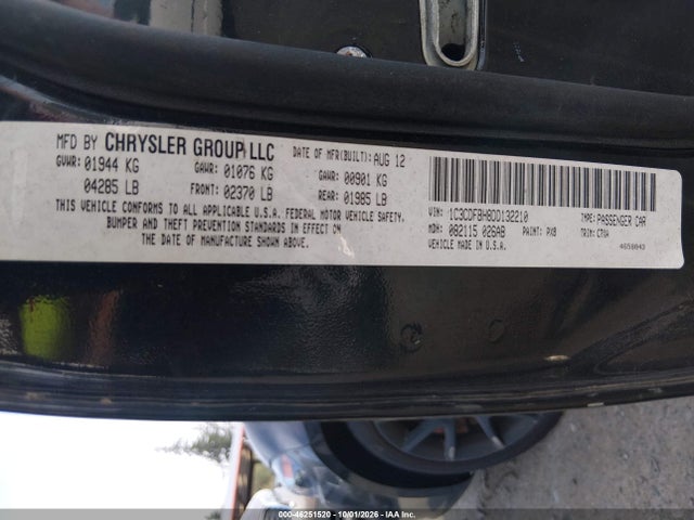 Продаж на аукціоні авто 2013 Dodge Dart Rallye, vin: 1C3CDFBH8DD132210, номер лоту: 46251520