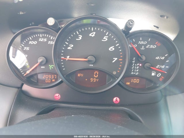 46251638 :رقم المزاد ، WP0CA2983VS622991 vin ، 1997 Porsche Boxster مزاد بيع