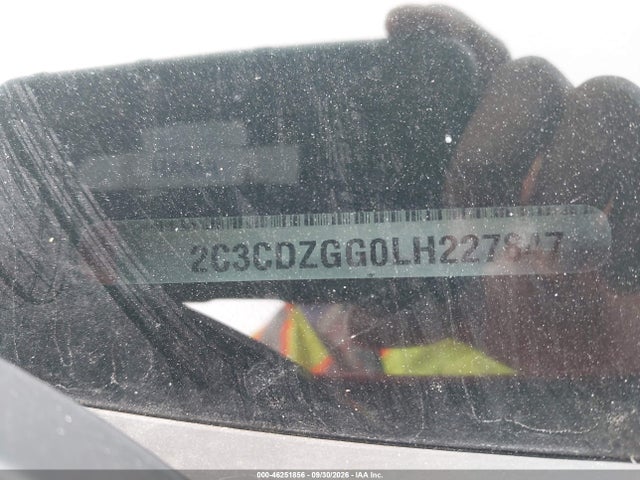Aukcja sprzedaży 2020 Dodge Challenger Sxt, vin: 2C3CDZGG0LH227847, numer aukcji: 46251856
