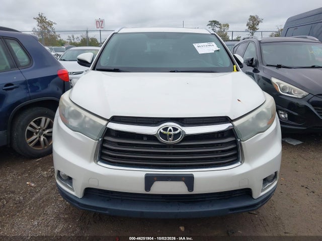 Продажа на аукционе авто 2014 Toyota Highlander Limited V6, vin: 5TDDKRFH4ES037795, номер лота: 46251904