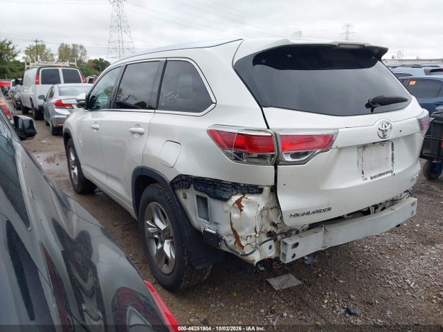 Продажа на аукционе авто 2014 Toyota Highlander Limited V6, vin: 5TDDKRFH4ES037795, номер лота: 46251904