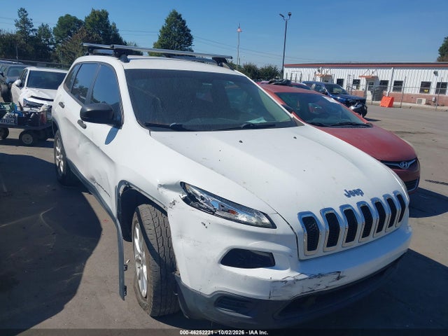 2016 Jeep Cherokee Sport მანქანა იყიდება აუქციონზე, vin: 1C4PJMAB2GW122689, აუქციონის ნომერი: 46252221