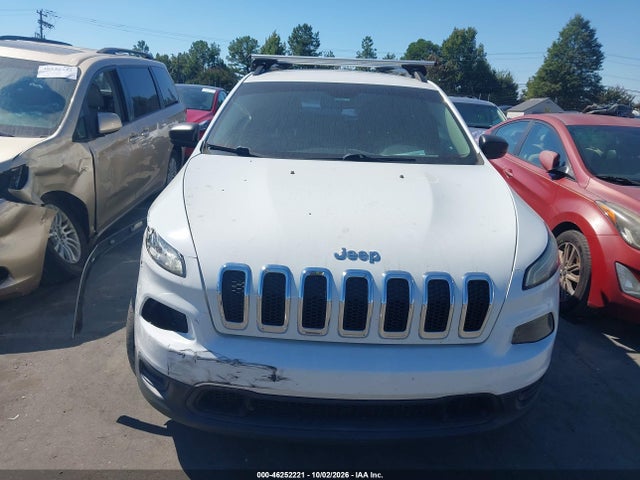 2016 Jeep Cherokee Sport მანქანა იყიდება აუქციონზე, vin: 1C4PJMAB2GW122689, აუქციონის ნომერი: 46252221