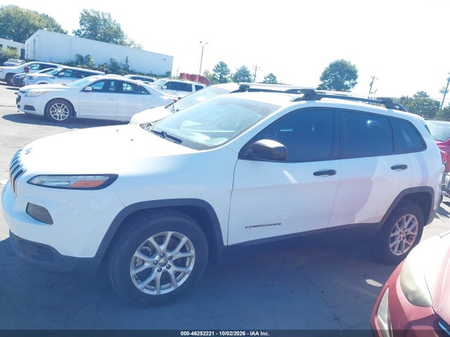 2016 Jeep Cherokee Sport მანქანა იყიდება აუქციონზე, vin: 1C4PJMAB2GW122689, აუქციონის ნომერი: 46252221