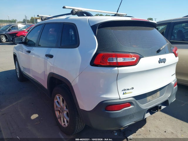 2016 Jeep Cherokee Sport მანქანა იყიდება აუქციონზე, vin: 1C4PJMAB2GW122689, აუქციონის ნომერი: 46252221