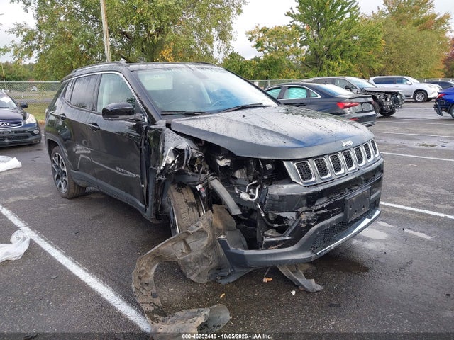 2019 Jeep Compass Limited 4x4 მანქანა იყიდება აუქციონზე, vin: 3C4NJDCB8KT647470, აუქციონის ნომერი: 46252446