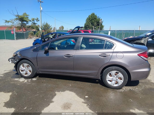 Продаж на аукціоні авто 2015 Honda Civic Lx, vin: 19XFB2F54FE069129, номер лоту: 46252469
