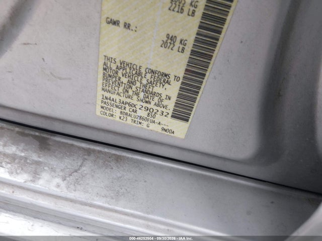 Aukcja sprzedaży 2013 Nissan Altima 2.5 Sv, vin: 1N4AL3AP6DC290232, numer aukcji: 46252504