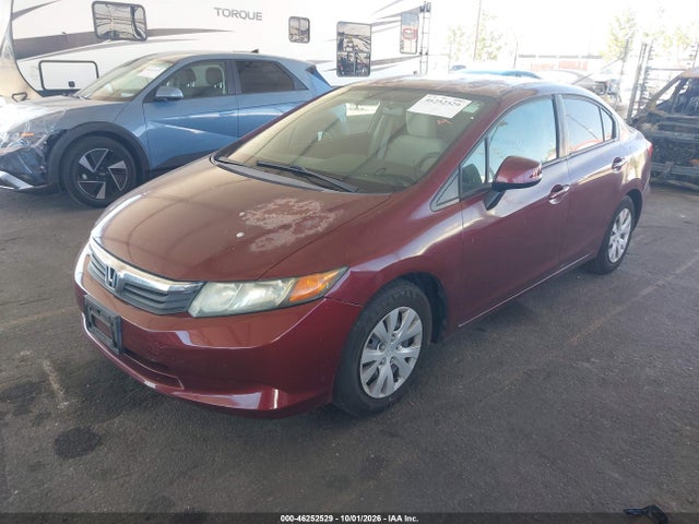 Aukcja sprzedaży 2012 Honda Civic Lx, vin: 2HGFB2F50CH591094, numer aukcji: 46252529