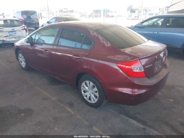 Aukcja sprzedaży 2012 Honda Civic Lx, vin: 2HGFB2F50CH591094, numer aukcji: 46252529