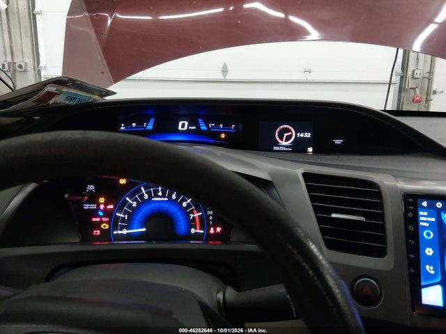 2012 Honda Civic Lx მანქანა იყიდება აუქციონზე, vin: 19XFB2F55CE108886, აუქციონის ნომერი: 46252646