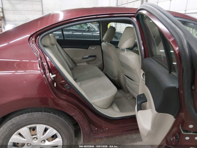 2012 Honda Civic Lx მანქანა იყიდება აუქციონზე, vin: 19XFB2F55CE108886, აუქციონის ნომერი: 46252646