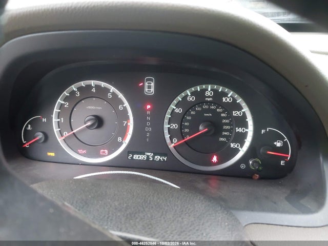 Aukcja sprzedaży 2009 Honda Accord Sdn Ex-l, vin: 1HGCP36819A030236, numer aukcji: 46252846