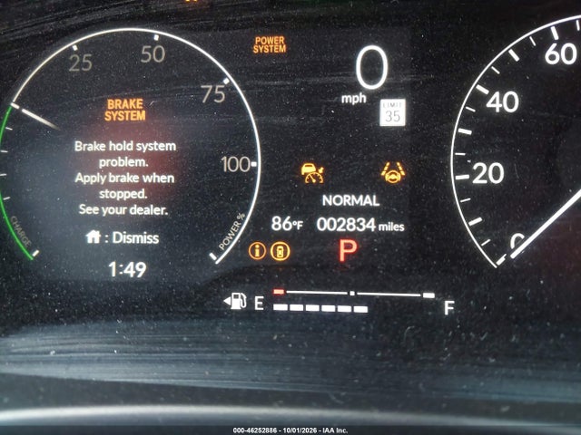 46252886 :رقم المزاد ، 2HGFE4F87TH354583 vin ، 2026 Honda Civic Hybrid مزاد بيع