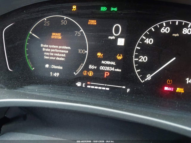 46252886 :رقم المزاد ، 2HGFE4F87TH354583 vin ، 2026 Honda Civic Hybrid مزاد بيع