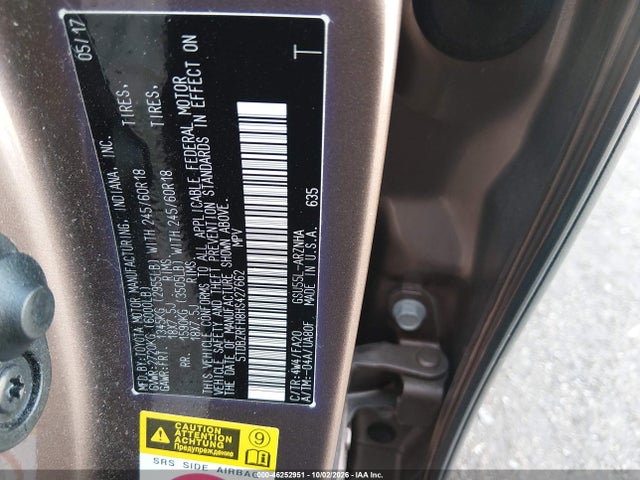 Toyota Highlander Le Plus 2017 5TDBZRFH8HS427662 Image 9