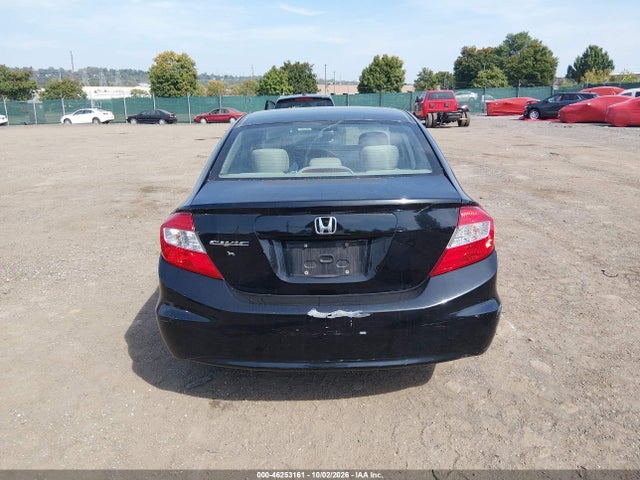 2012 Honda Civic Lx მანქანა იყიდება აუქციონზე, vin: 19XFB2F58CE328801, აუქციონის ნომერი: 46253161