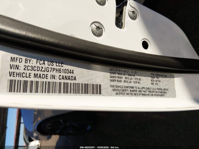 Dodge Challenger Gt 2023 2C3CDZJG7PH610344 Image 9