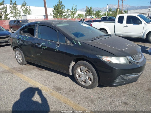 Продаж на аукціоні авто 2013 Honda Civic Lx, vin: 19XFB2E54DE037151, номер лоту: 46253301