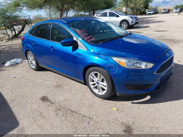 2018 Ford Focus Se მანქანა იყიდება აუქციონზე, vin: 1FADP3FE1JL304204, აუქციონის ნომერი: 46253501
