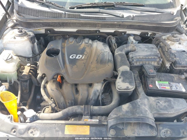 2013 Hyundai Sonata Gls მანქანა იყიდება აუქციონზე, vin: 5NPEB4AC6DH740015, აუქციონის ნომერი: 46253534