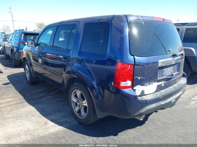 46253774 :رقم المزاد ، 5FNYF3H4XDB033668 vin ، 2013 Honda Pilot Ex مزاد بيع
