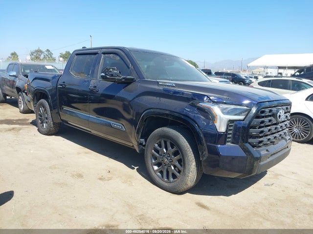 Auction sale of the 2025 Toyota Tundra Hybrid Platinum Hybrid Crewmax 5.5' Bed, vin: 5TFNC5DB5SX100689, lot number: 46254016