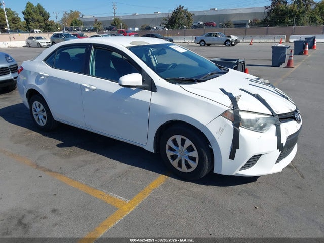 Продажа на аукционе авто 2016 Toyota Corolla L, vin: 5YFBURHE0GP377946, номер лота: 46254251