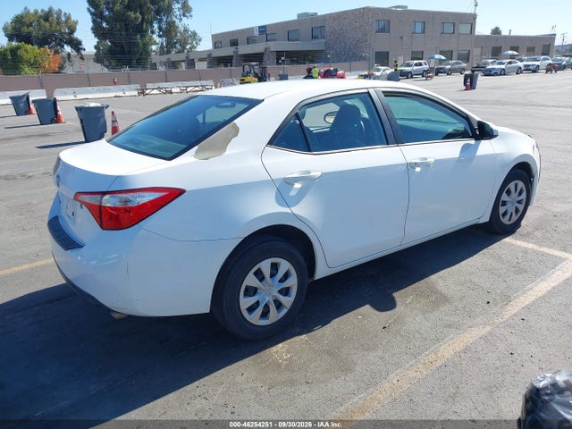 Продажа на аукционе авто 2016 Toyota Corolla L, vin: 5YFBURHE0GP377946, номер лота: 46254251