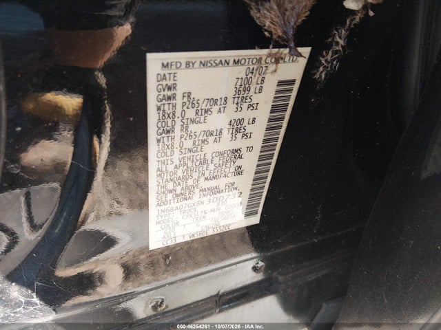 Продажа на аукционе авто 2008 Nissan Titan Se, vin: 1N6BA07GX8N300732, номер лота: 46254261