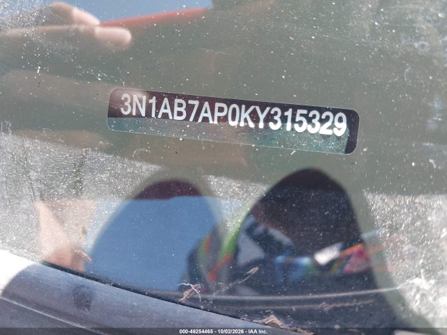 3N1AB7AP0KY315329 Nissan SENTRA SV